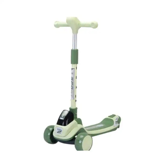 Trottinette 3 Roues avec Lumière et son – Style Course-vert