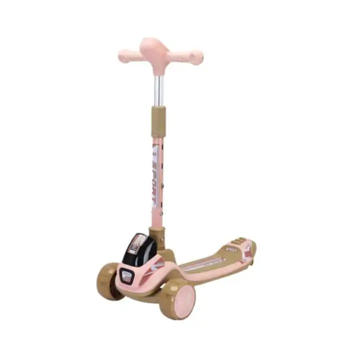 Trottinette 3 Roues avec Lumière et son – Style Course-vert