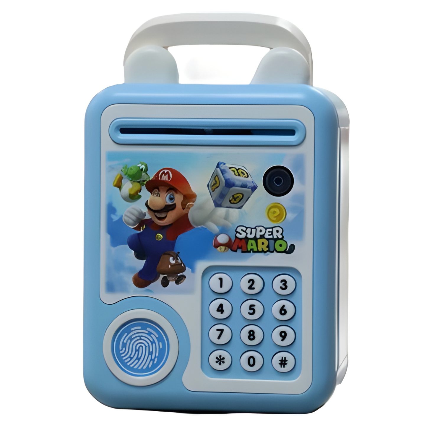 Tirelire Électronique Mario – Coffre-Fort Interactif pour Enfants
