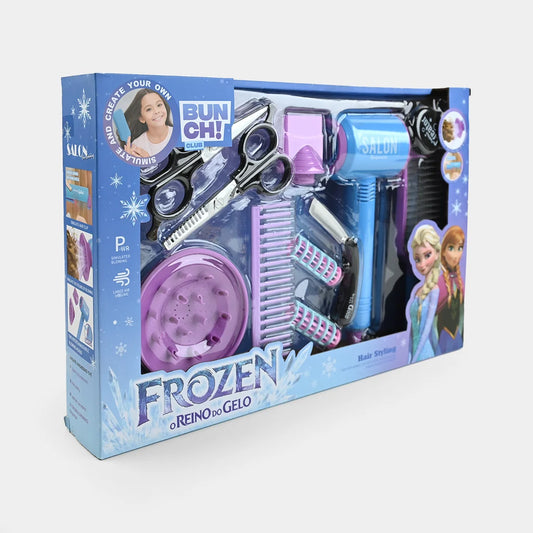 Salon de Coiffure Frozen – Coffret Stylisme avec Accessoires
