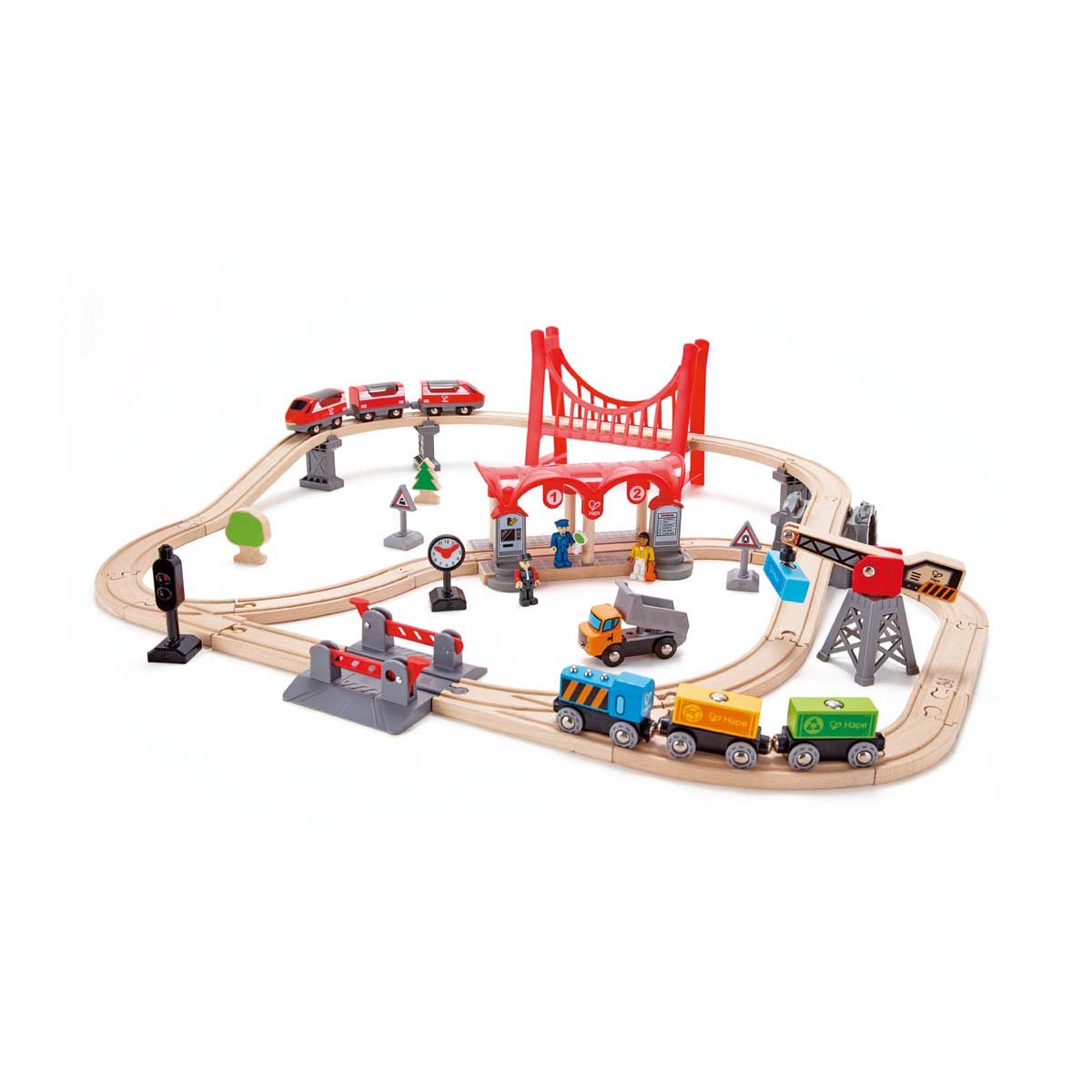 Coffret de Trains Urbains Animés - Hape