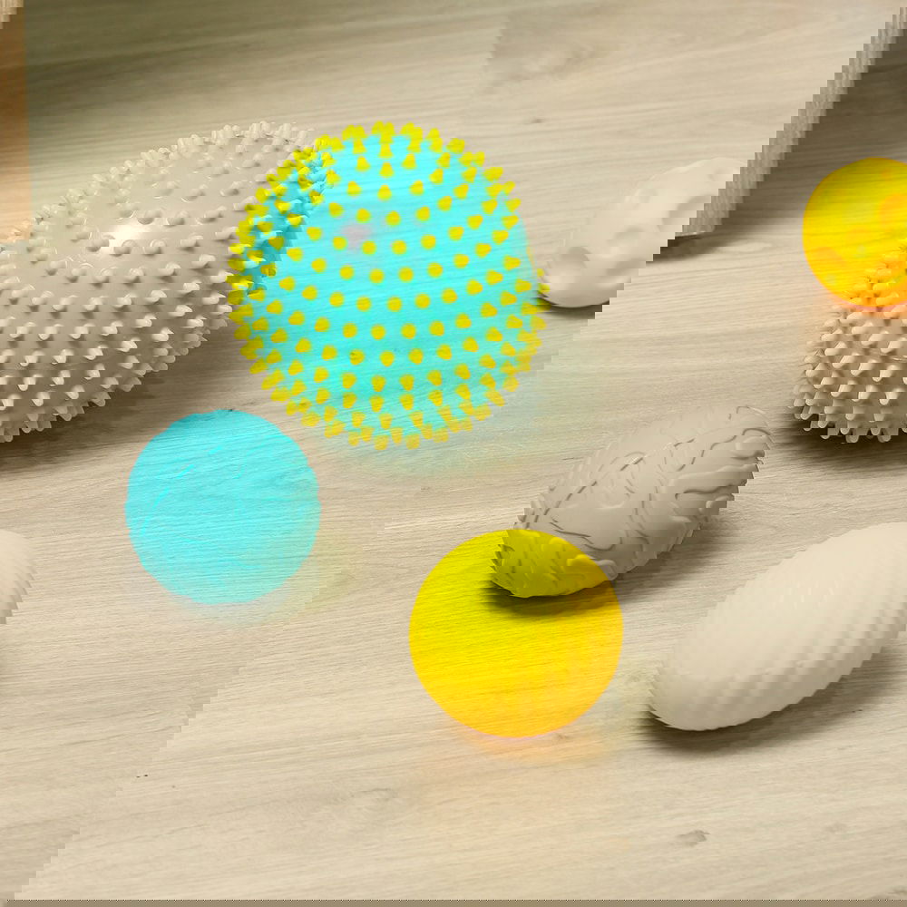 3 Balles Sensorielles Bleues - LUDI