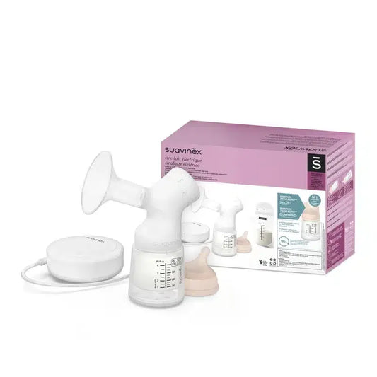 Suavinex Tire-lait Électrique + Biberon avec tétine Zero Zero 120 ml