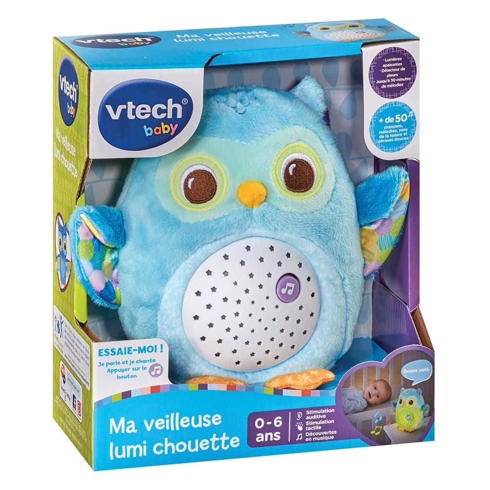 VTech Ma Veilleuse Lumi’Chouette – Bleu