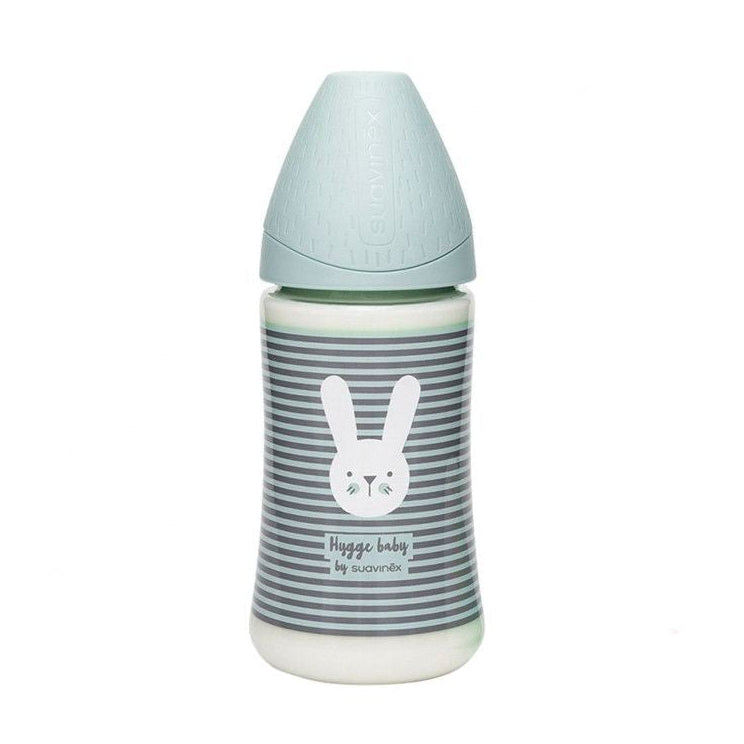 Biberon avec Tétine Ronde 3 Vitesses 270ml – Suavinex
