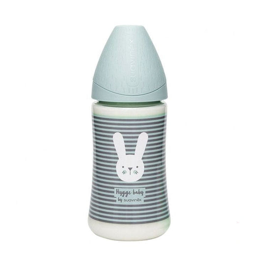 Biberon avec Tétine Ronde 3 Vitesses 270ml – Suavinex