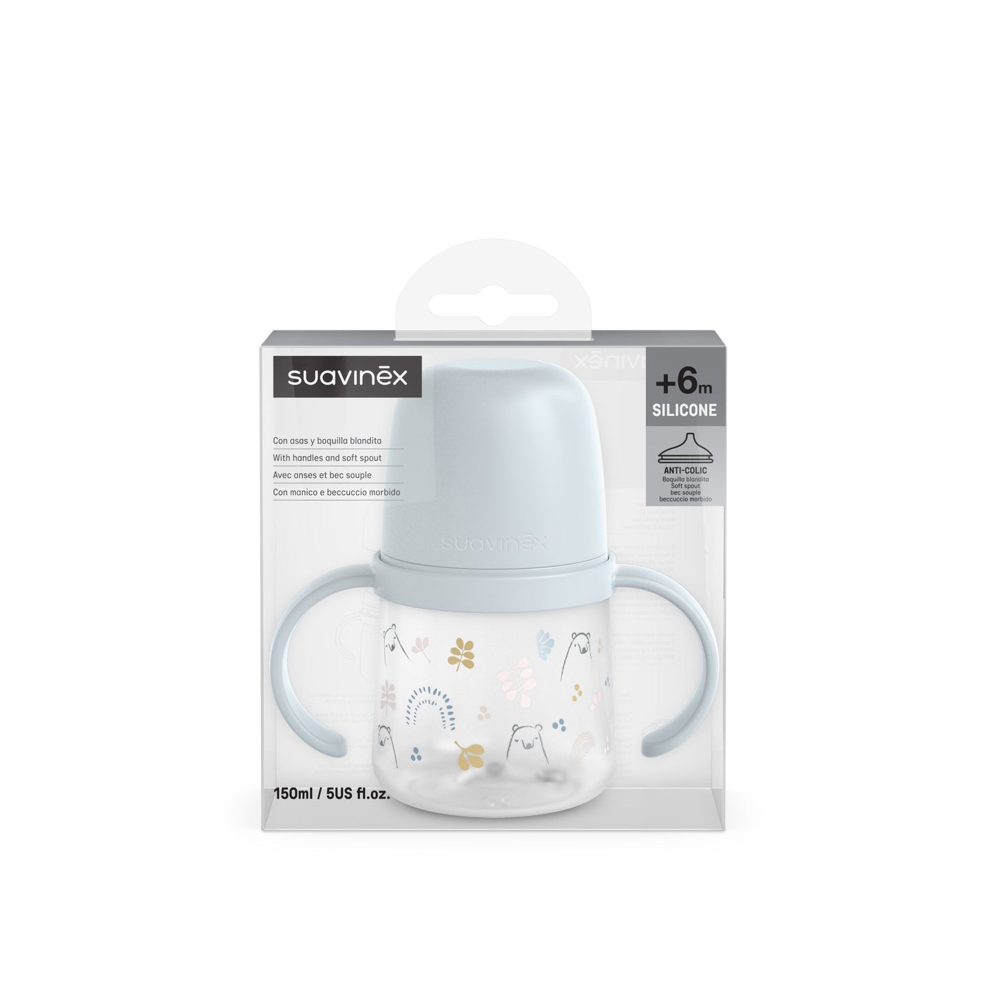 Biberon d’Apprentissage Suavinex First 150 ml – Dès 6 mois