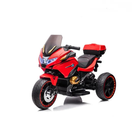 Moto Électrique pour Enfants 12V – Bluetooth, LED & Double Moteur