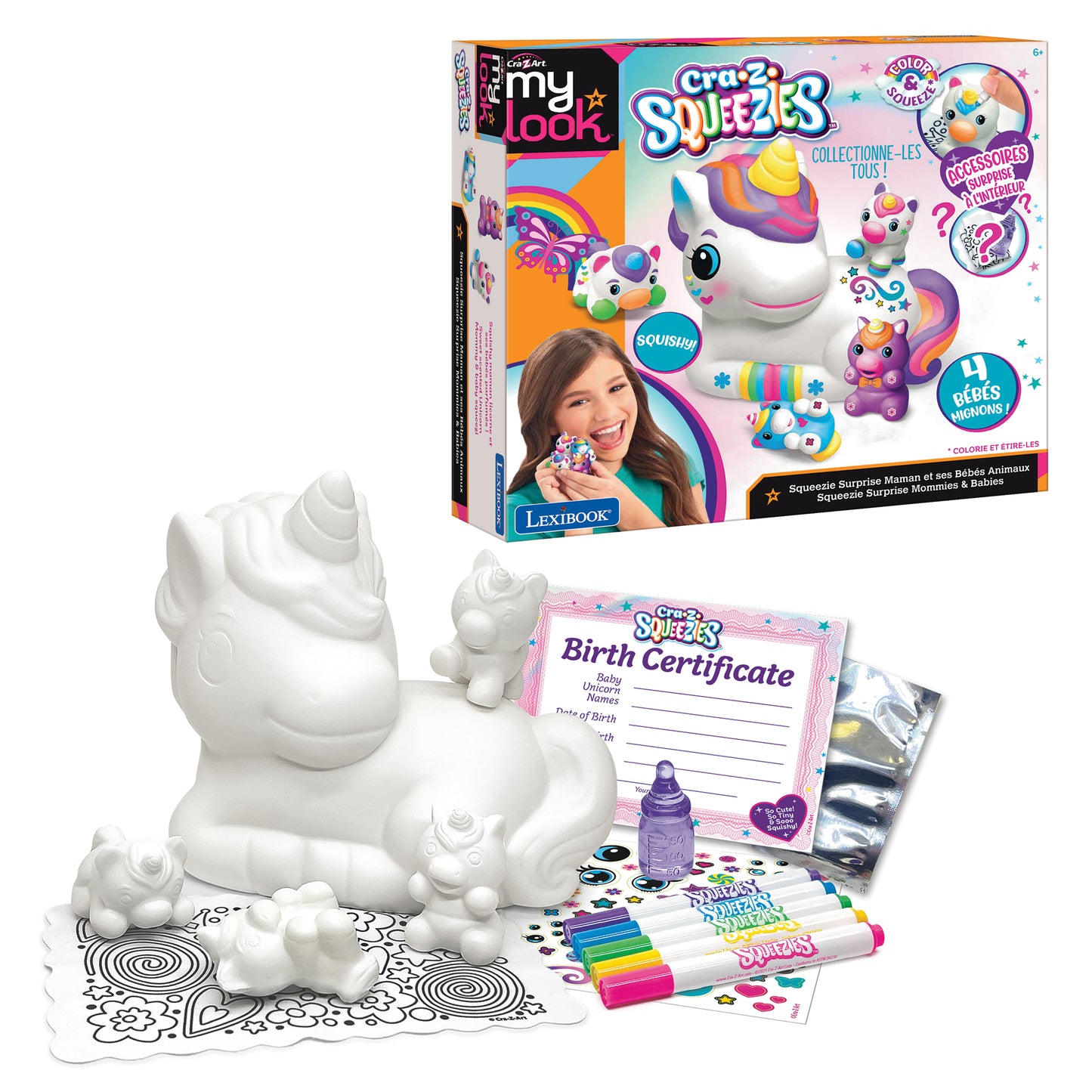 Cra-Z-Squeezies – Licorne Surprise Scintillante