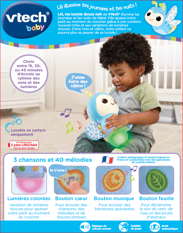 Lili, Ma Luciole Douce Nuit VTech