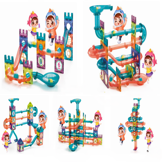 Magnalux – Tuiles Magnétiques Durables pour Enfants - 270 pcs