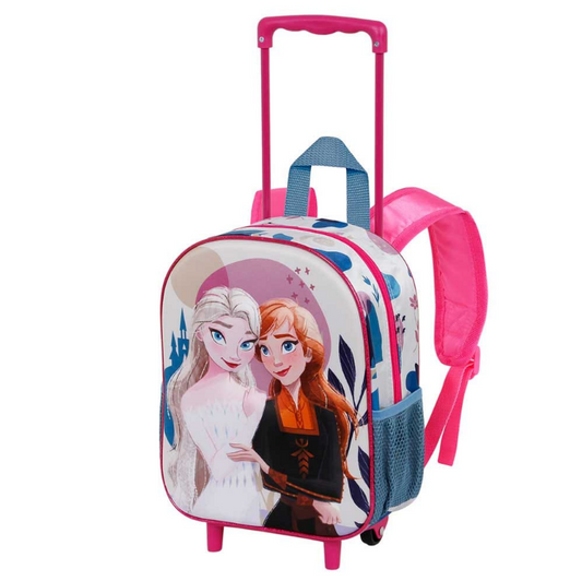 Cartable à roulettes Crèche Frozen Rose
