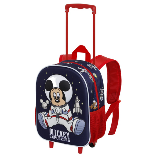 Cartable à roulettes Crèche Mickey Exploring