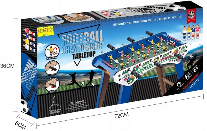 Table de Jeu de Football en Bois – Grande Table d'Arcade