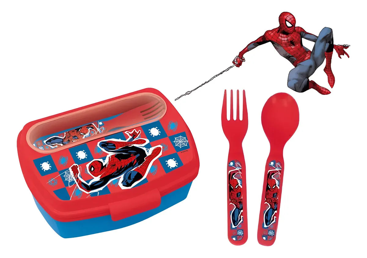 Set Lunch Box Spider-Man – 4 pièces