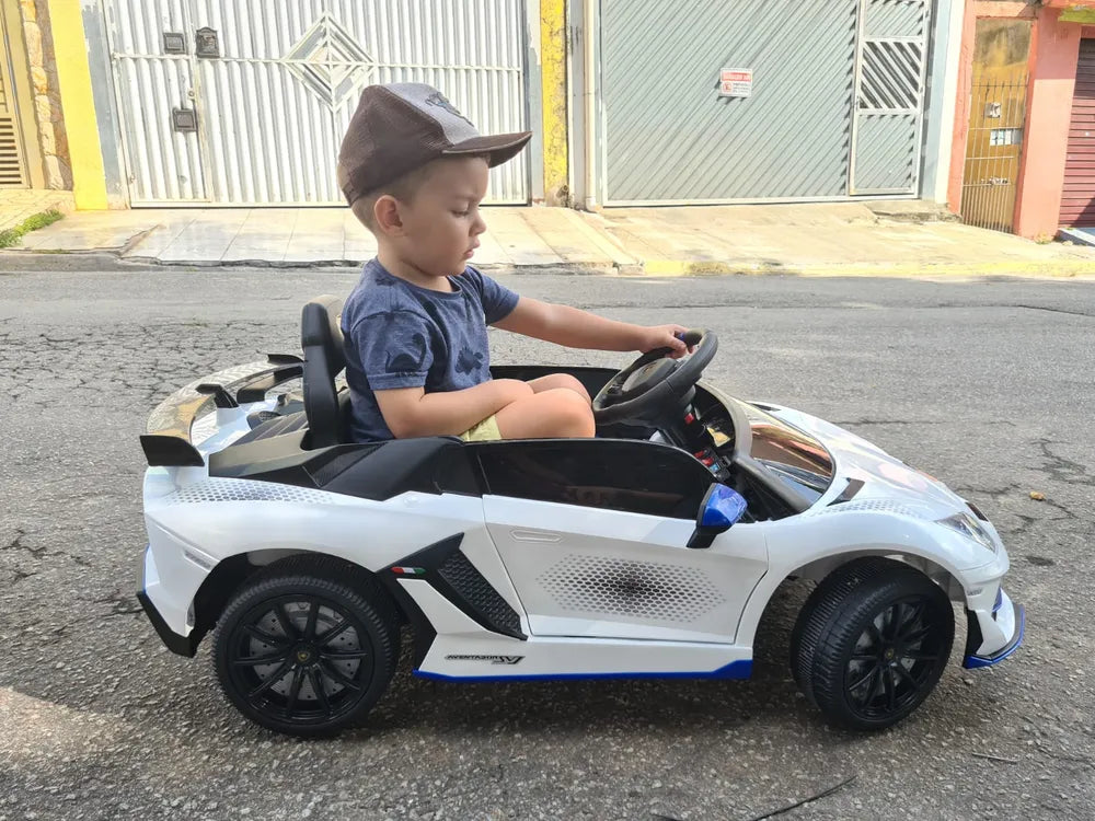 Voiture Électrique Enfant – Lamborghini Aventador 12V avec Télécommande