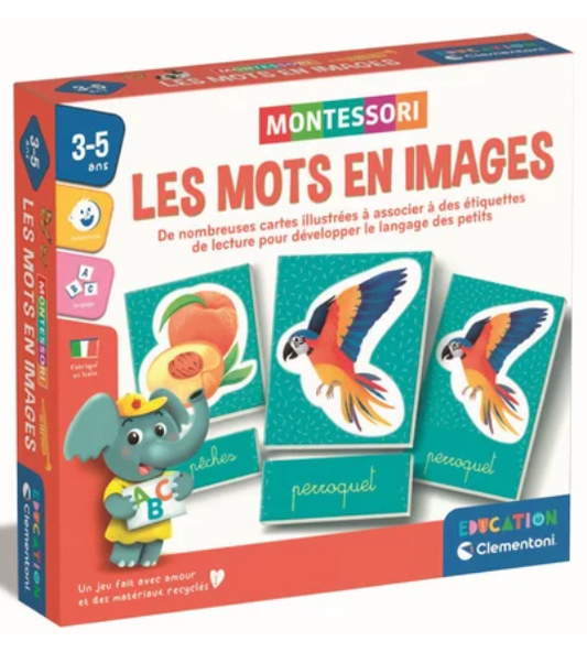 LES MOTS EN IMAGES MONTESSORI – CLEMENTONI