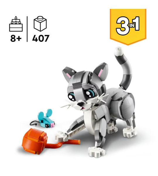LEGO® Creator 31163 – Le chat joueur
