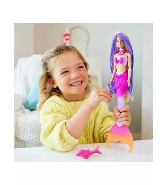 Poupée Sirène Barbie “Malibu” – Change de Couleur – Mattel