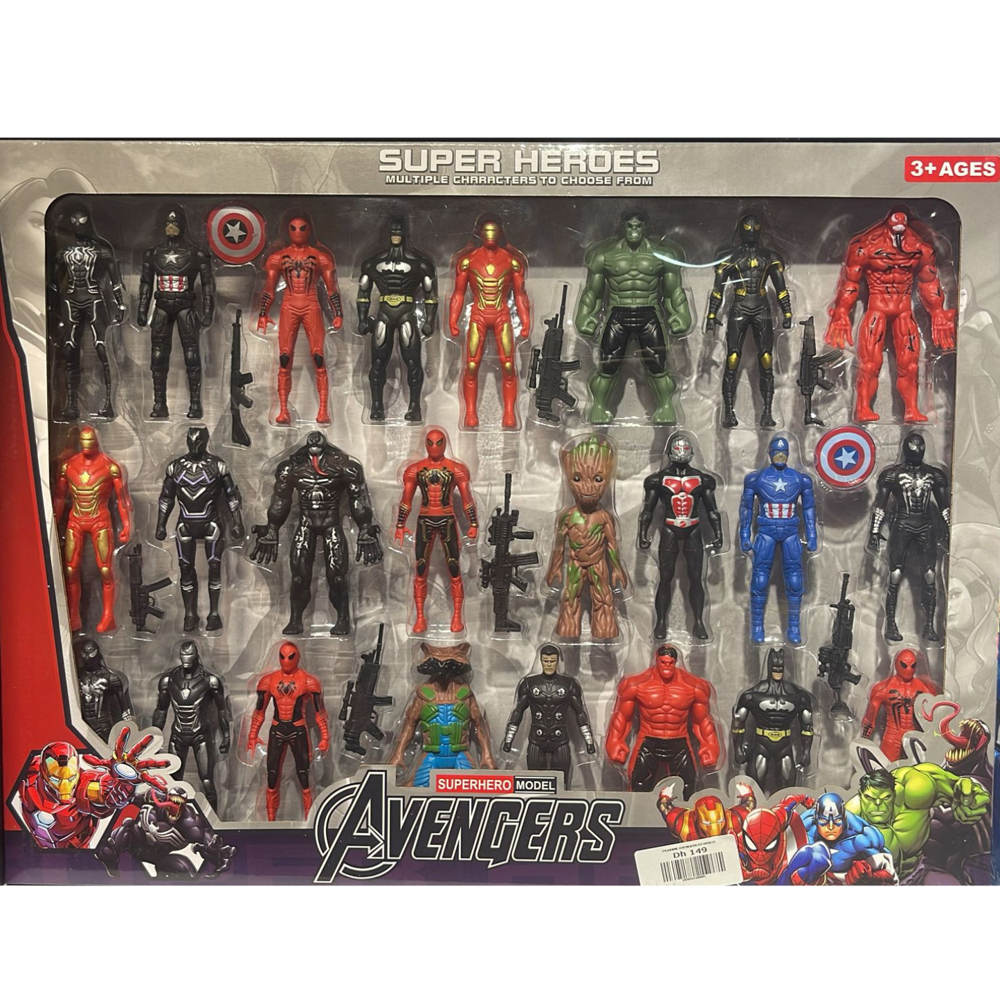 Coffret de 24 figurines 15 cm – Protecteurs Suprêmes MARVEL