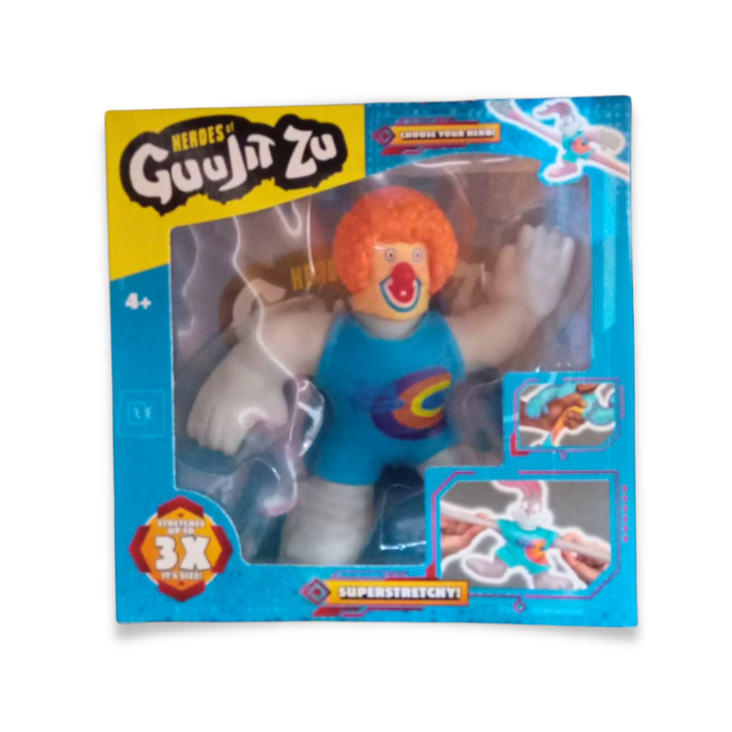 Figurine Gujitsu Heroes – Clown Jaune/Bleu