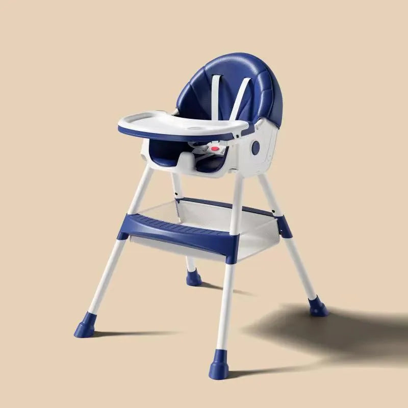 Chaise haute évolutive 5-en-1, pliable et facile à nettoyer