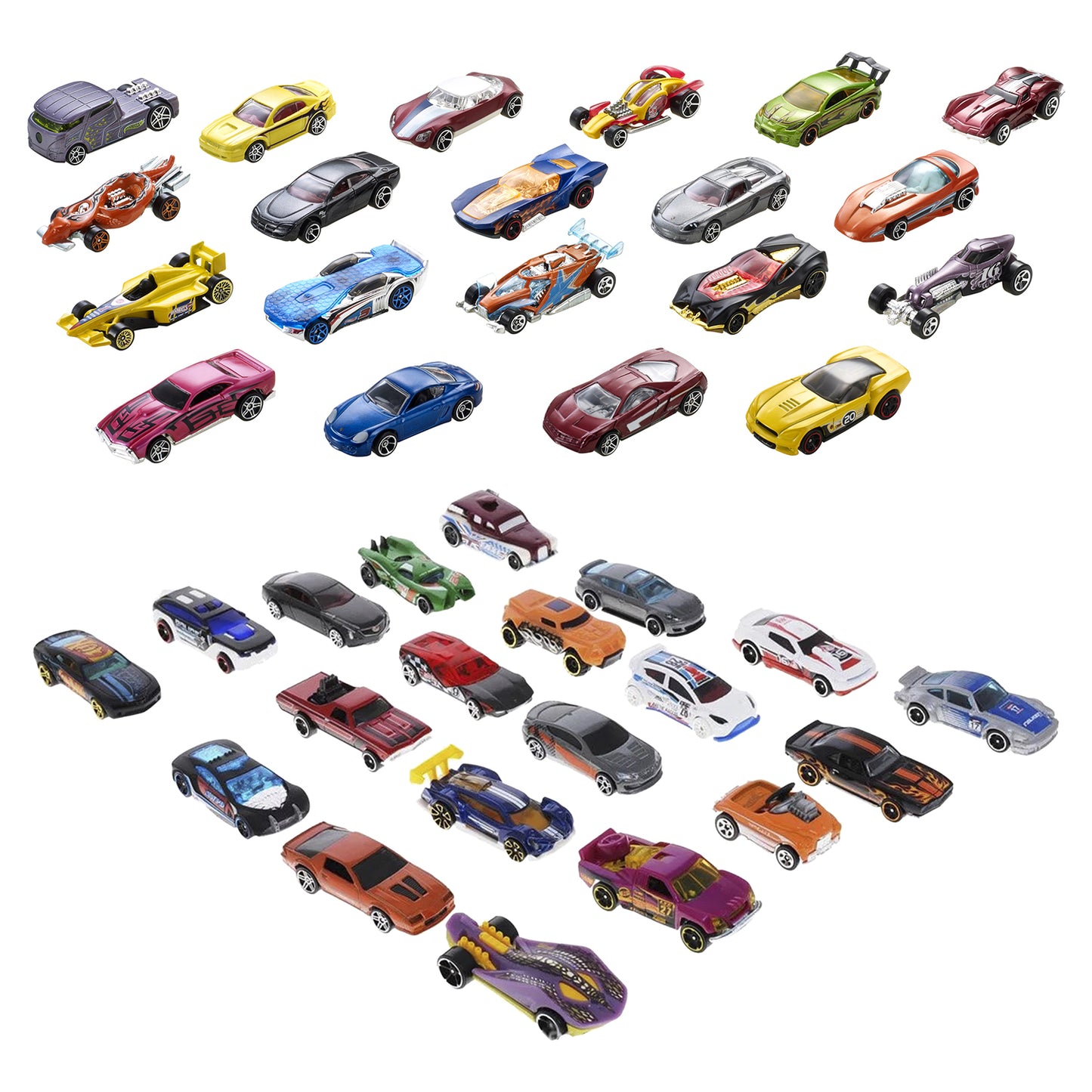 Coffret 20 Voitures Miniatures Hot Wheels – Échelle 1:64