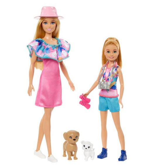 Coffret Poupées Barbie et Stacie en Exploration - Mattel