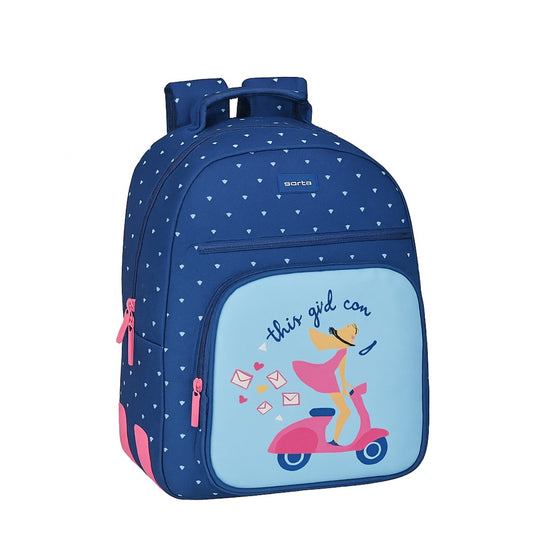 Sac à dos SAFTA Scooter – Cartable scolaire 42 cm