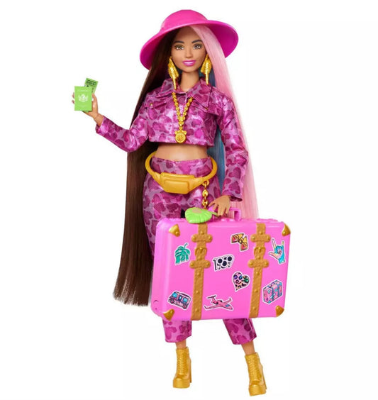 Coffret Poupée Barbie Extra Safari - Mattel