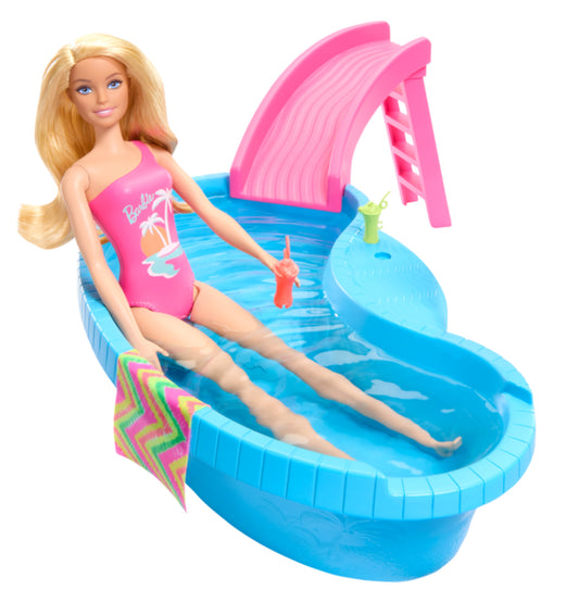 Coffret Poupée Barbie avec Piscine - Mattel