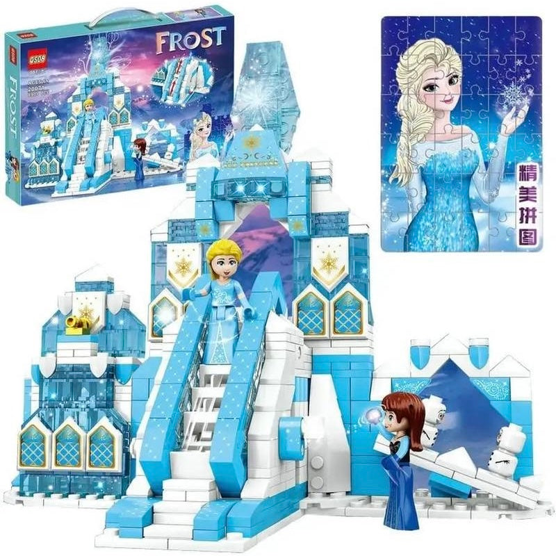 Blocs de construction Dream Castle Frozen (890 pièces)