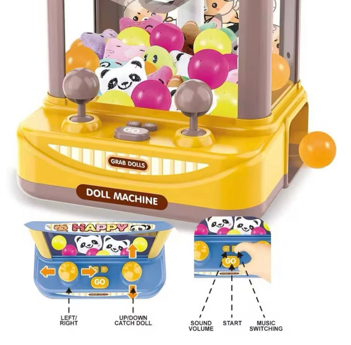 Machine à Pinces Ourson – Mini Arcade à la Maison
