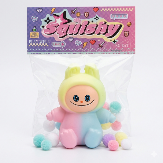 Squishy Labubu – Jouet Anti-Stress Doux & Kawaii