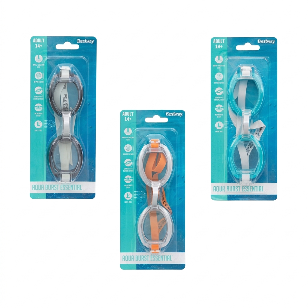 Lunettes de Natation Adulte – Bestway Aqua Burst Essential – 14A+
