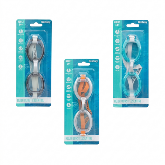 Lunettes de Natation Adulte – Bestway Aqua Burst Essential – 14A+