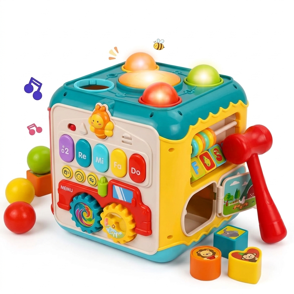 Cube d’Activités Éducatives 7 en 1 - Huanger