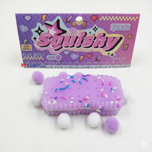 Squishy Biscuit – Jouet Anti-Stress Doux & Rigolo