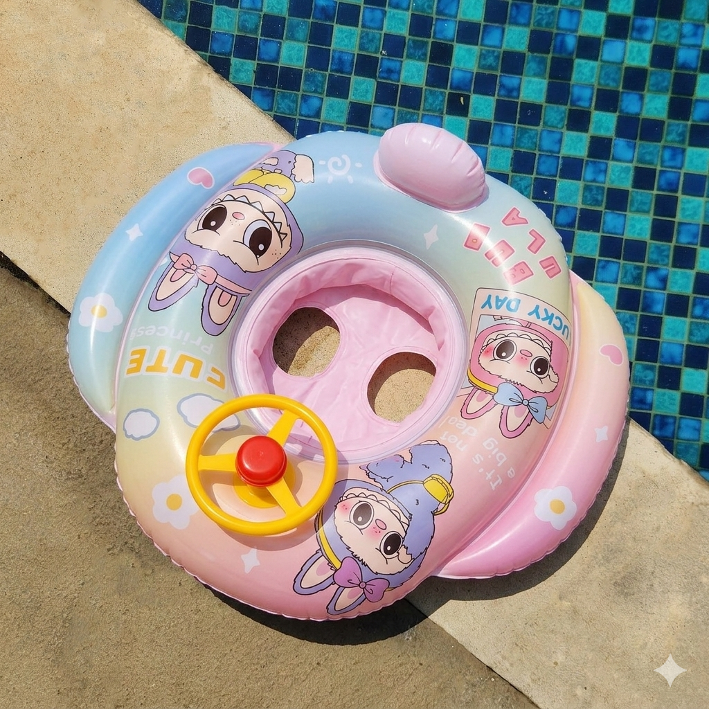 Bouée Siège Bébé avec Volant – Labubu