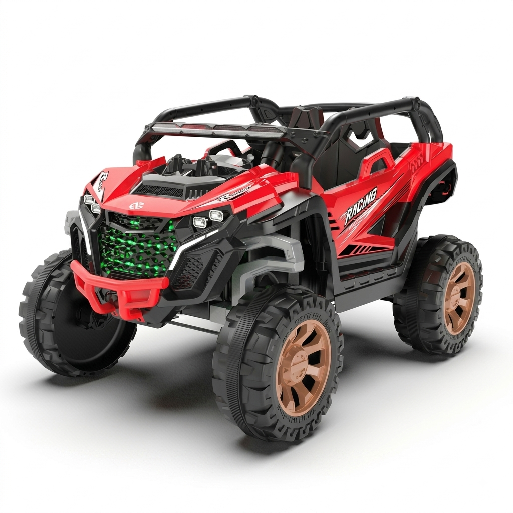 Buggy Électrique Tout-Terrain pour Enfant avec Éclairage LED