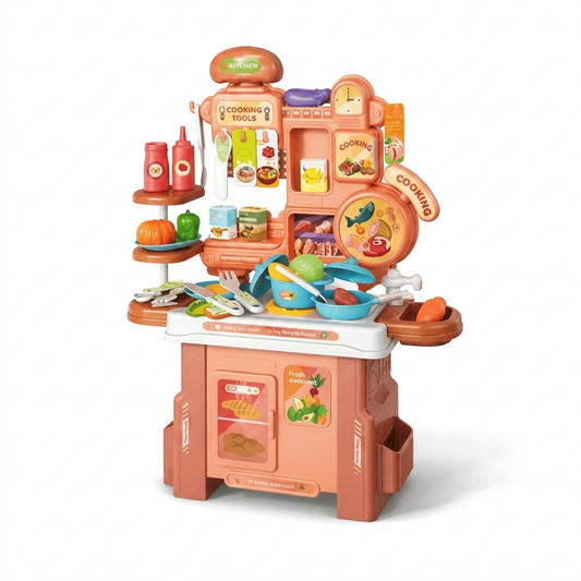 Cuisine Jouet Enfant 46PCS Kitchen Counter – Cuisine Interactive Complète