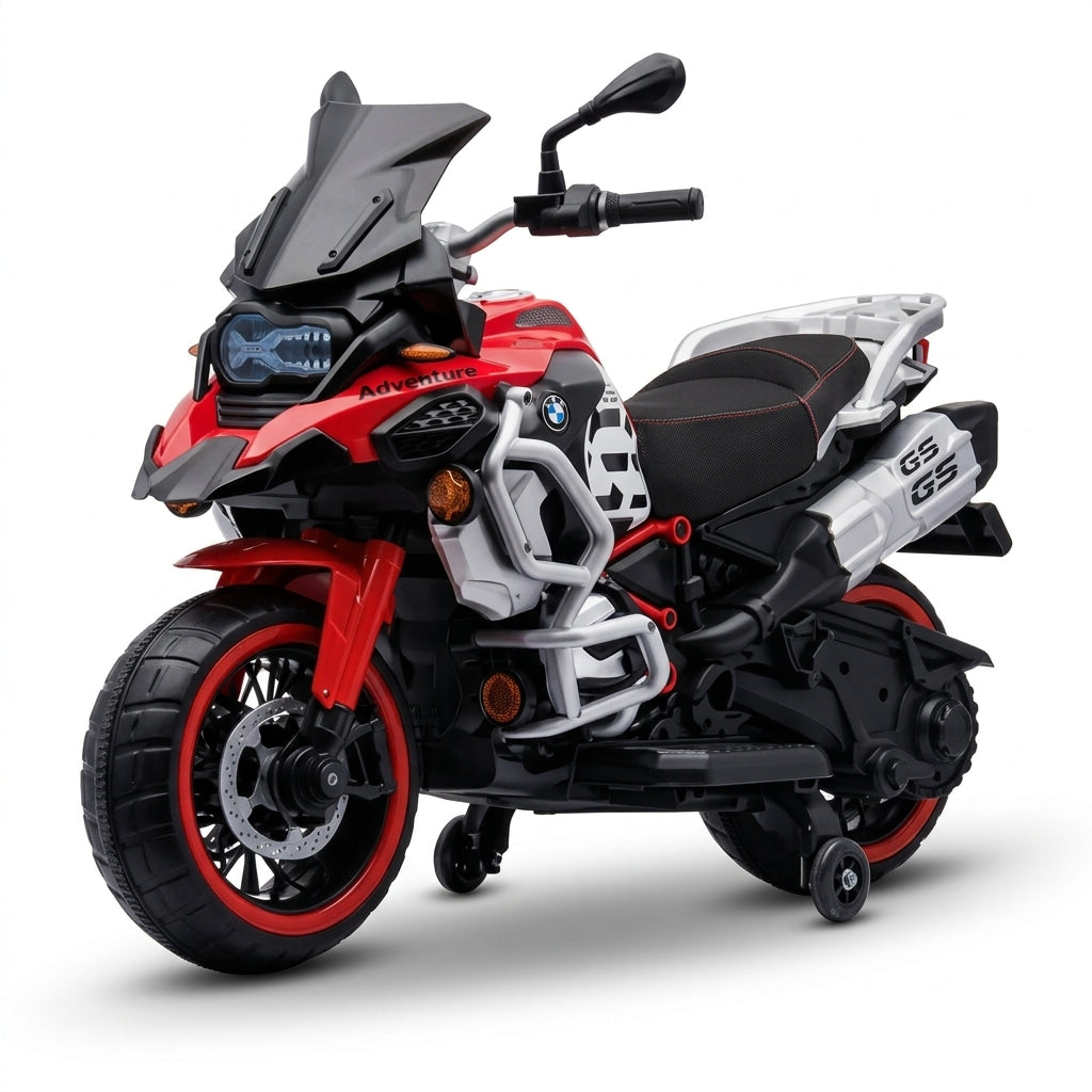 Moto Électrique Enfant Style Aventure – Avec Roues Stabilisatrices