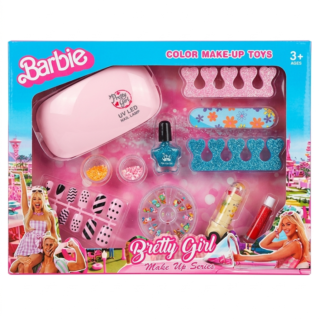 Coffret de Maquillage et Manucure "Pretty Girl" – Kit Ongles et Beauté pour Enfants