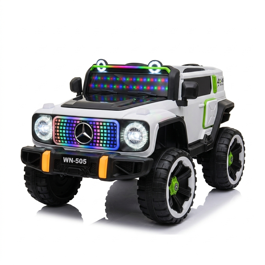 Voiture Électrique Enfant Mercedes 4x4 12V - Blanc
