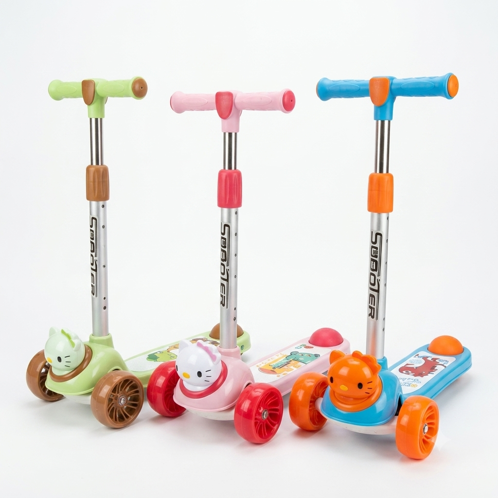 Trottinette Enfant 3 Roues – Design Hello Kitty