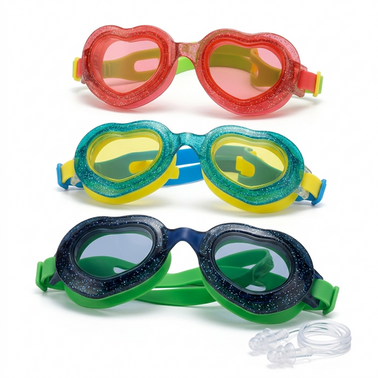 Lunettes de Natation avec Bouchons d'Oreilles – Langshia – 6A+