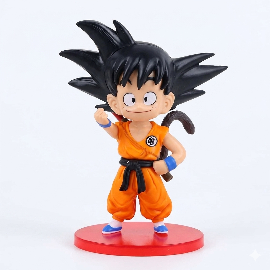 Tiny Tim Chibi Goku Collectible Figure 16 cm – Dragon Ball Z Anime