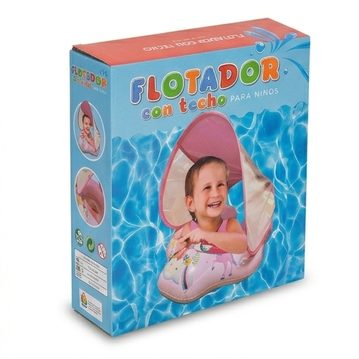 Bouée Siège Bébé avec Auvent – Flotador con Techo