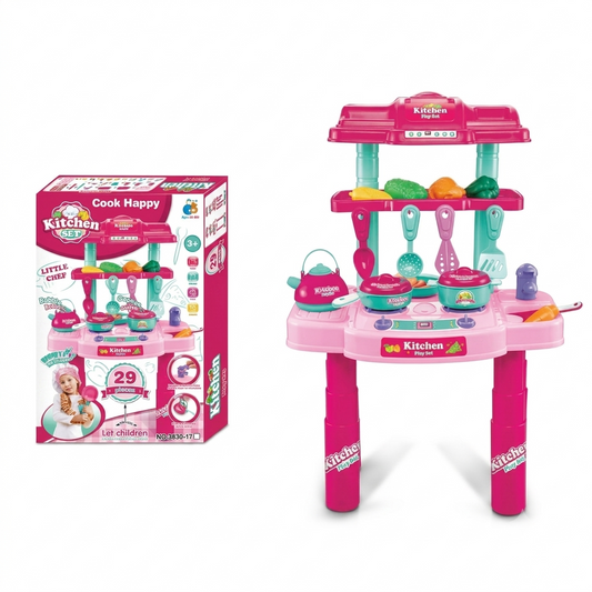 Cuisine Jouet Cook Happy – 29 Pièces