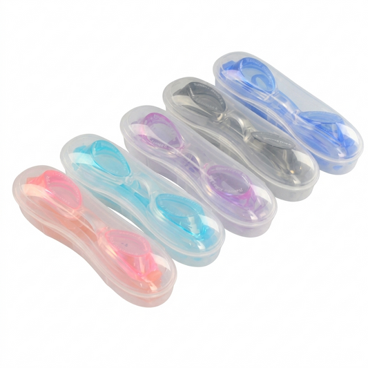 Lunettes de Natation Transparentes avec Étui Rigide – 14A+